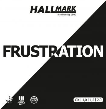 Hallarmk Frustration table tennis rubber cover