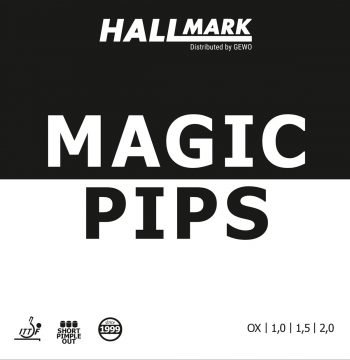 Hallmark magic pips table tennis rubber