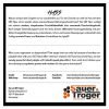 Sauer Troger Hass table tennis rubber back cover