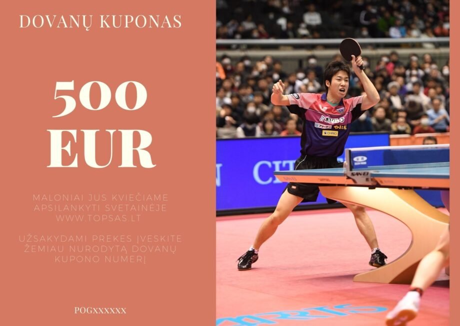 DOVANŲ KUPONAS 500 EUR