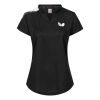 Tosy Lady butterfly shirt black