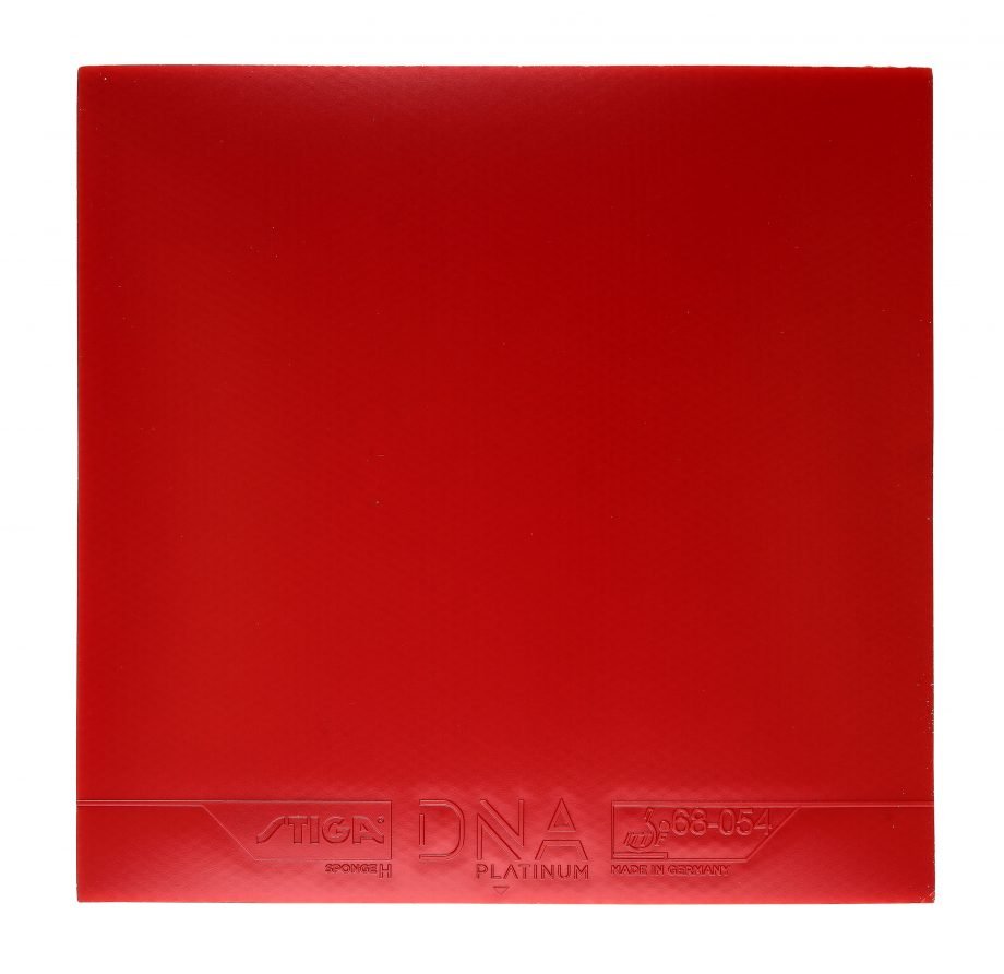 Stiga DNA PLatinum H red rubber table tennis