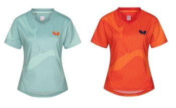 Butterfly shirt Kariya lady table tennis shirt for women