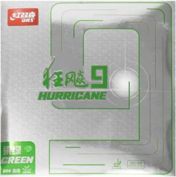 DHS Hurricane 9 Green 38 table tennis rubber