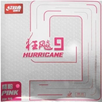 DHS Hurricane 9 pink 38 table tennis rubber