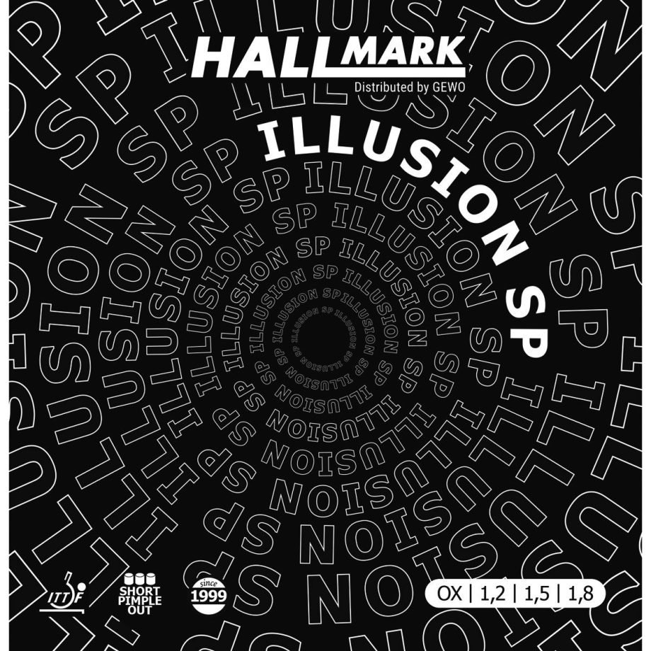 Hallmark Illusion SP table tennis rubber