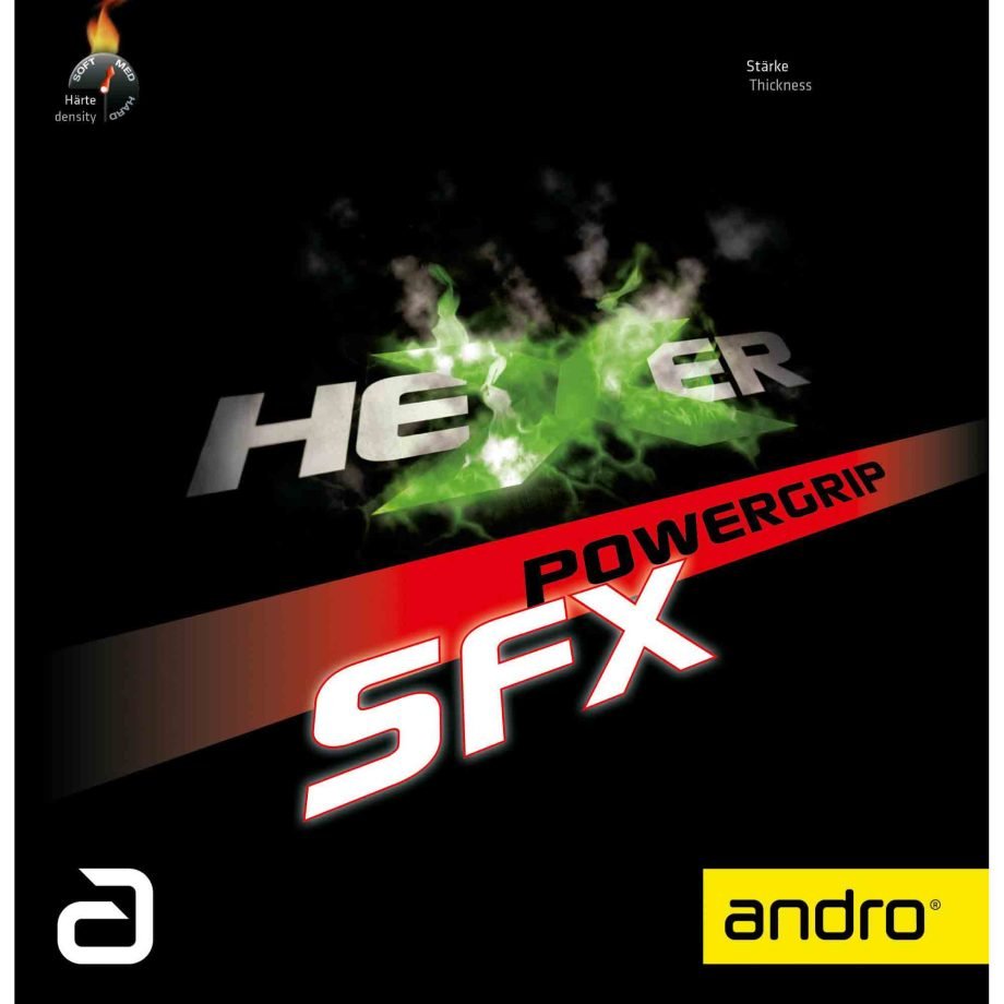 Andro Hexer Powergrip SFX table tennis rubber