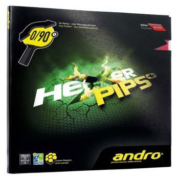 Hexer Pips plus table tennis rubber with pimples