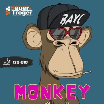 Monkey table tennis rubber sauer troger
