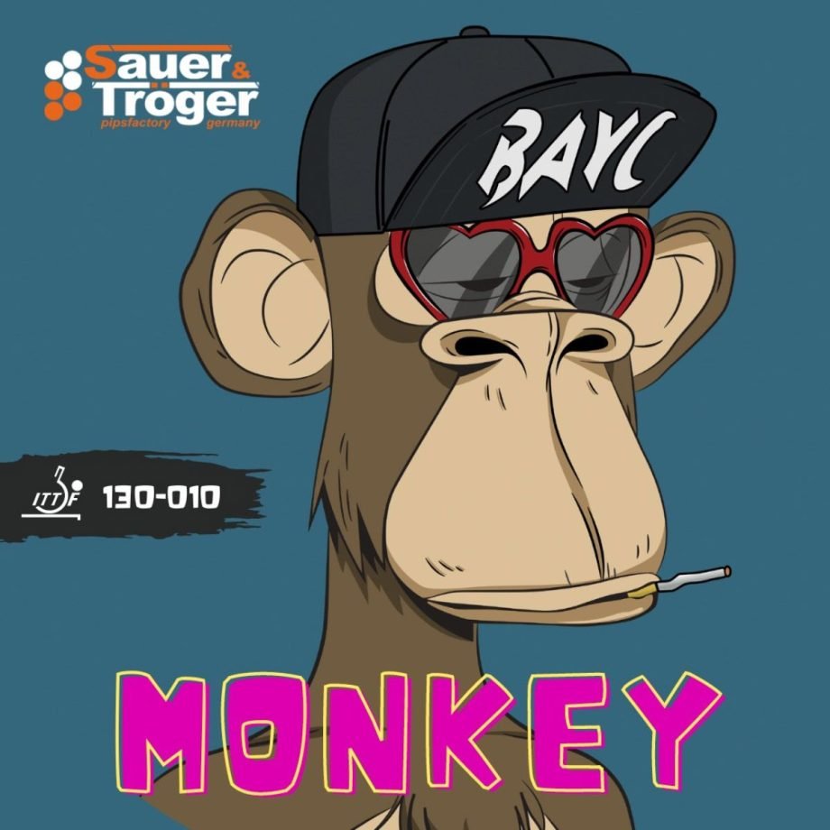 Monkey table tennis rubber sauer troger