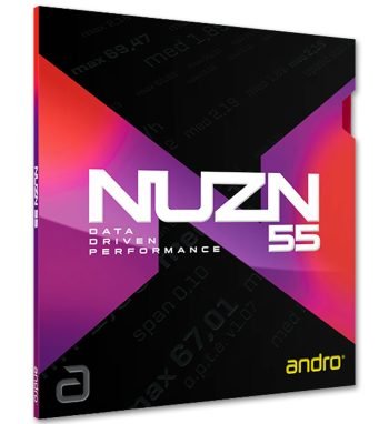 Andro Nuzn 55 table tennis rubber for aggresive attackers