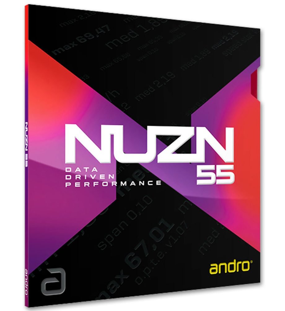 Andro Nuzn 55 table tennis rubber for aggresive attackers