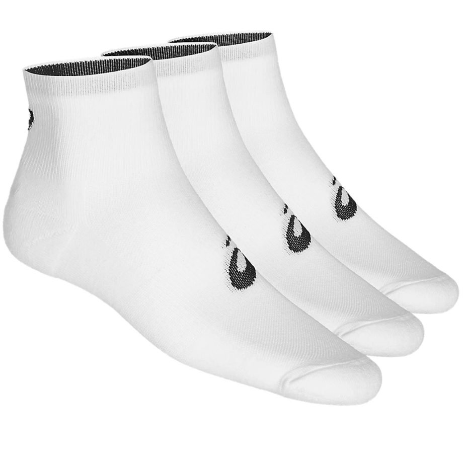 ASICS socks Quarter 3 pairs, ASICS kojinių rinkinys QUARTER (3 poros), for table tennis players, for ping pong players, stalo teniso žaidėjams