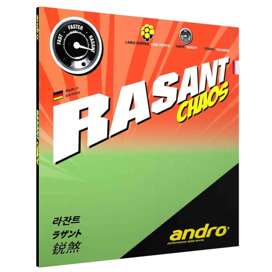 Andro Rasant Chaos table tennis rubber with long pimples for defensive players stalo tensio gynėjams skirta guma